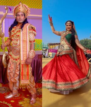 Samiksha Bhatnagar Instagram - Ramlila actors at Purani Dilli took some time out to pose for us and share how playing a part in Ramlila, whether on screen or on stage, is an honour for them

Swipe to see behind the scenes pictures ➡️
.
.
.
#ramleela #ram #nimaibali #himanshusoni #ketankarande #samikshabhatnagar #lovekeshdhaliwal
