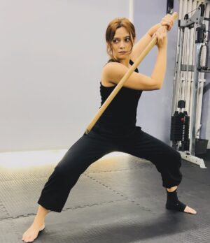 Samiksha Bhatnagar Instagram - BATTLE ANGEL 🦾🖤

#toughgirl #power #warrior #angel #fighter