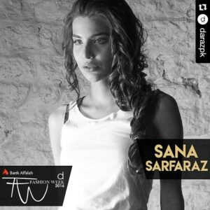 Sana Sarfaraz Instagram - #Repost @darazpk with @repostapp
・・・
@sanasofficial will be walking the ramp for #DarazFW2016! 
#exclusive #collections #limited #stock #unbelievable