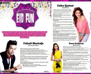 Sana Sarfaraz Instagram - Grab your copies of the latest issue of Social Diary to find out how I'm going to spend my Eid this time! #sanasarfaraz #SadiaZahidMalik #socialdiary #Eid