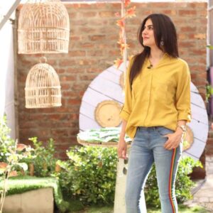 Sanam Baloch Instagram - Casual chic lines and unruffled mustard! #sanambaloch #official #exclusive