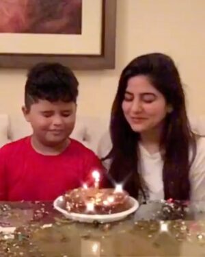 Sanam Baloch Instagram - "When GOD made nephews,
I got the best one” ❤️ Love you khala jee “JAAN”
#myteapartner☕️ He makes the best tea in the world but only for me 🥰 @sindhyarcameron 💙