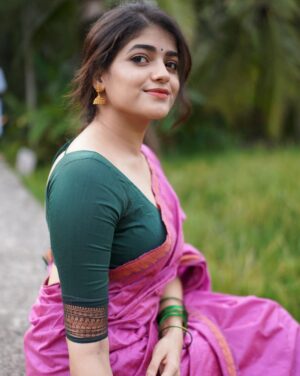 Sangeerthana Vipin Instagram - 🍃

📸 @suhail_choyi_photography 
🥻 @kaithari_nesavu_sarees 

#traditional #photooftheday #photography #saree #instagram #instalike #instagood #sareelove #sangeerthanavipin #traditionalwear