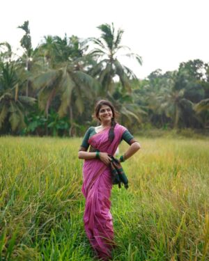Sangeerthana Vipin Instagram - 🍃

📸 @suhail_choyi_photography 
🥻 @kaithari_nesavu_sarees 

#traditional #photooftheday #photography #saree #instagram #instalike #instagood #sareelove #sangeerthanavipin #traditionalwear
