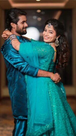 Sangeetha sai Instagram - Their manifested dream wedding dress ✨ 
Lovely couples ❤️ @aravinth_seiju @sangeethasai_offl 
.
.
Costume by : @adore_inspire_me 
.
.
.
#photoshoot #photography #weddingdress #fashionstyle #fashionstyle #fashiondesigner #fashiondesigner #trendingpost #fashionblogger #trending #weddingdesign
