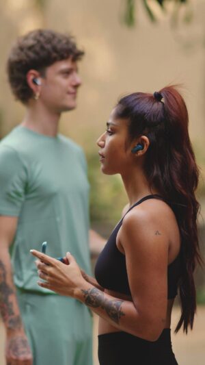 Santoshi Shetty Instagram - Always finding #LoveInEveryBeat with @loveofanti through our self-love practices—all set to the perfect soundtrack, powered by @jblindia 🎶✨

Having met Anti on the dance floor, music for us has always been a means to share love. Our love is fluid, ever-evolving & free. Together, we intend to grow as individuals. 🌿💛 Come, find #LoveInEveryBeat through yoga, dance, connection, and shared moments 🍃💃🏽🧘🏽‍♂️✨

#ValentinesDay #Love #LoveInEveryBeat #Yoga #Freeflow #JBLLiveBeam3 #JBLIndia #JBL •