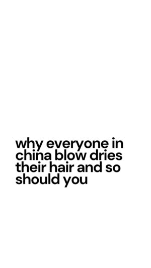 Sara Jane Ho Instagram - Blow drying your hair immediately and thoroughly after a shower is a must in traditional Chinese medicine - no matter what the season or temperature. Otherwise “dampness”will build up in your body leading to colds, headaches, and later in life migraines. 

It can even cause weight gain - that feeling of fatigue, heaviness and puffiness. In TCM we call it The Damp Evil…