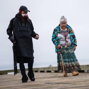 Sarain Fox Instagram - My Auntie Mary is a survivor of genocide. 
.
I stand beside her with new life to carry on her ways. 
.
Watch “Inendi” on @cbcgem - Link in bio ✊🏽 #inendi #indigenousstories
.
📸 @ratul_debnath