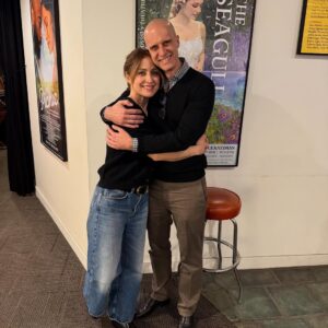 Sasha Alexander Instagram - Don’t cry… you mustn’t cry.  After a week of losing my voice and taking a moment to process the last few months, I can say with certainty that doing this production of The Seagull was one of the most challenging, exciting and rewarding acting experiences ever. To work on such beautiful, complicated text and go up every night risking a little more, was exhilarating. It reminded me why I love acting. Forever grateful to @john_frank_levey_ for thinking of me for wild Arkadina, @bruce.katzman for his thoughtful, wonderful direction, @mrjamestupper for your talent & partnership, the Ethel to my Lucy @carolynreesecrotty, @nicoleoharamedia @rowelluuuh, rockstars, the production crew and this amazing cast! You are all the most brilliant humans & sharing the stage with you all will forever be with me. And to all my friends, family and new friends who flew from all over the world to come support me, there are no words. Your support meant the world to me. Thank you! 
“All the laughter, the noise, the shooting, and the love affairs, always love affairs…”. Will miss you all! And will really miss this Bee Gees blue jumper @glimpsesofdays  Until next time, little chickens! 🐓