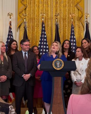Savannah Chrisley Instagram - Surrounded by powerhouse women at the White House, celebrating Women’s History Month and the undeniable strength of femininity. For far too long, we’ve had to fight for a seat at the table..today, we claim it unapologetically. Grateful for a president who doesn’t just acknowledge women but empowers us, leading the most pro-woman cabinet in decades. And to the incredible Susie Wiles, Linda McMahon, Nancy Mace, Alice Johnson, Lynne Patton, Jessica Kraus, Kat Cammack, and so many others…thank you for paving the way. Ladies, our voices matter, our presence is power, and the future is ours to shape. #WomensHistoryMonth #PowerInFemininity #SeatAtTheTable #presidenttrump