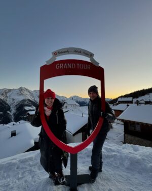 Scherezade Shroff Instagram - Stunning Aletsch Arena! We spent the first few days of our trip moving between two gorgeous villages- Bettmeralp & Brig and here are some of my favourite moments!

1️⃣ Snow shoeing with view of the Aletsch glacier ❄️ 
2️⃣&3️⃣ Sledging in beautiful Bettmeralp 🛷 
4️⃣Ice-skating( or at least trying to) in Brig⛸️
5️⃣Beautiful Brig🎄
6️⃣ Me with my favourite reindeer 🦌 
7️⃣&8️⃣ The spectacular Goms Bridge 🌁
9️⃣Being tourists at Bettmeralp 🫰🏻
1️⃣0️⃣&1️⃣1️⃣ ski lift from Hohfluh down to Riederalps ⛷️ 
1️⃣2️⃣ Snow shoeing with view of the Aletsch glacier ⛄️ 
1️⃣3️⃣ Train rides that make you feel like you’re in a 🎥 
1️⃣4️⃣ My new favourite drink 🤤
1️⃣5️⃣&1️⃣6️⃣ Bettmeralp 💒 
1️⃣7️⃣ 🇨🇭 Crew
1️⃣ 8️⃣ Here’s to more snow & Glühwein 🍷 

#ineedswitzerland #inlovewithswitzerland #traveldiaries #snow #brig #bettmeralp #hosted #winterwonderland #wintertravel