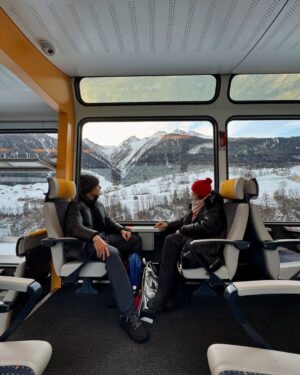 Scherezade Shroff Instagram - Stunning Aletsch Arena! We spent the first few days of our trip moving between two gorgeous villages- Bettmeralp & Brig and here are some of my favourite moments!

1️⃣ Snow shoeing with view of the Aletsch glacier ❄️ 
2️⃣&3️⃣ Sledging in beautiful Bettmeralp 🛷 
4️⃣Ice-skating( or at least trying to) in Brig⛸️
5️⃣Beautiful Brig🎄
6️⃣ Me with my favourite reindeer 🦌 
7️⃣&8️⃣ The spectacular Goms Bridge 🌁
9️⃣Being tourists at Bettmeralp 🫰🏻
1️⃣0️⃣&1️⃣1️⃣ ski lift from Hohfluh down to Riederalps ⛷️ 
1️⃣2️⃣ Snow shoeing with view of the Aletsch glacier ⛄️ 
1️⃣3️⃣ Train rides that make you feel like you’re in a 🎥 
1️⃣4️⃣ My new favourite drink 🤤
1️⃣5️⃣&1️⃣6️⃣ Bettmeralp 💒 
1️⃣7️⃣ 🇨🇭 Crew
1️⃣ 8️⃣ Here’s to more snow & Glühwein 🍷 

#ineedswitzerland #inlovewithswitzerland #traveldiaries #snow #brig #bettmeralp #hosted #winterwonderland #wintertravel