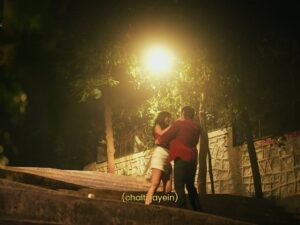 Sejal Kumar Instagram - kahin chale music video is ALSO coming on the 14th Feb along with my EP finding joy! 🧩 

HUGE thanks to @rishabhchawlaaa for being the best co-actor and surviving our full night shoot on the streets of mumbai!! 💓💓

this EP is my journey through self doubt and sadness to finding myself and joy through it all! Kahin Chale is a song I wrote again about long distance and wanting that person with you!! The music video is sooo dreamy and beautiful all thanks to the wonderful work done by @joeysmovie 😇 @varshaaa101 for managing everything like a pro! 
@ramyapothuri for writing w me and producing! 

stay tuned! My heart went in this one!

Sejal’s outfit-

Outfit top @select_staples
Skirt @lazostore.in
Neckpiece @julrey_designs 
Styled by @Vailanciaaa 
Style team @thetrendby_aman