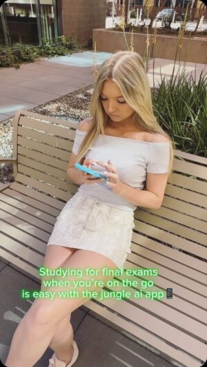 Shae Smolik Instagram - I can’t believe people don’t know you can make instant flashcards and study plans with jungle and study on the go! 💚#jungleai #ai #studytips #studyhacks #collegelife #studytok #studytipsforstudents