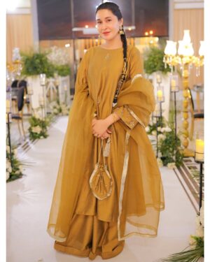 Shaista Lodhi Instagram - Wearing @sheenbyshaistalodhi at wedding reception.

📷 @black_ink_studio_ 

#ShaistaLodhi
