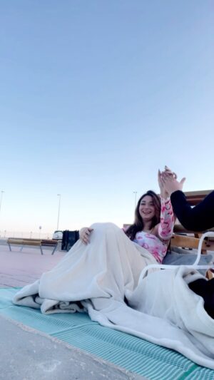 Shameen Khan Instagram - 1💋 is all it takes to fall in love ?? Really ??? 🤔 
.
.
.
.
#jabalhafeet #mountains #winters #uae #dubai🇦🇪 #uaelife #exploreuae #jabalhafeetmountain #dubalife #newyear #newyearsresolution #uae🇦🇪