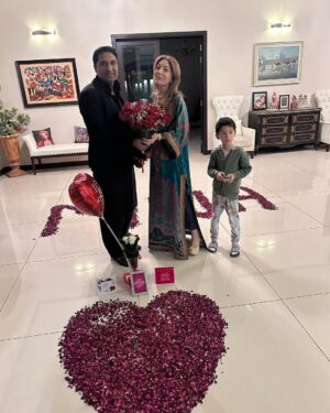 Sharmila Faruqui Instagram - Happy Valentine's day Beezu baba ❤️❤️❤️