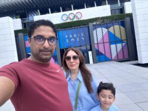 Sharmila Faruqui Instagram - Olympics museum - getting ready for Paris 2024