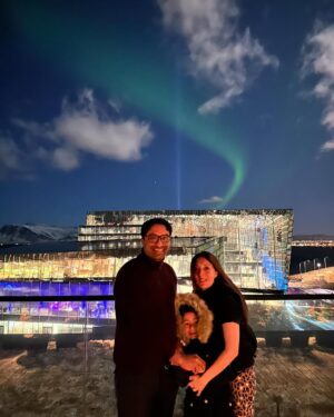 Sharmila Faruqui Instagram - Under the shimmering magic of the Northern Lights 🌌 A night where the universe danced and whispered its secrets ❄️✨