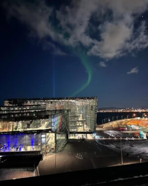 Sharmila Faruqui Instagram - Under the shimmering magic of the Northern Lights 🌌 A night where the universe danced and whispered its secrets ❄️✨