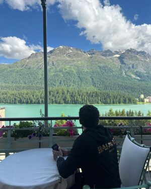 Sharmila Faruqui Instagram - St Moritz -totally worth 8 hour journey from Zermatt