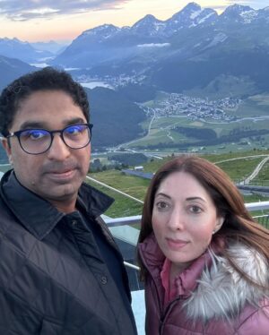 Sharmila Faruqui Instagram - St Moritz -totally worth 8 hour journey from Zermatt