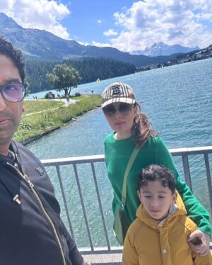 Sharmila Faruqui Instagram - St Moritz -totally worth 8 hour journey from Zermatt