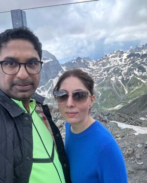 Sharmila Faruqui Instagram - St Moritz -totally worth 8 hour journey from Zermatt