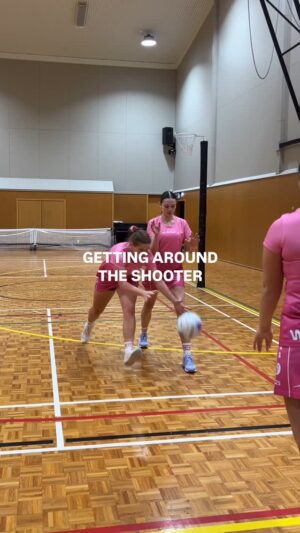 Sharni Layton Instagram - shooters love a split or a shuffle shot, so as defenders it’s important to practise getting around the body using quick footwork and our OUTSIDE arm 🤝🏽