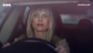 Sharon Horgan Instagram - Here she comes... Amanda arrives on BBC ONE on Wednesday 5th at 9pm
and she's available on @bbciplayer too.

Leading the cast are Lucy Punch as Amanda, Joanna Lumley as Felicity and Philippa Dunne as Anne with Samuel Anderson as Mal, Siobhan McSweeney @siobhni as Della, Rochenda Sandall @rochenda1 as Fi, @ekowquartey as JJ and @PeterSerafinowicz as Johannes.

Post her divorce, Amanda has had to downsize and up sticks to South Harlesden, or as the Estate Agent calls it SoHa (definitely not the area around Wormwood Scrubs prison).
With both Manus and Georgie now at secondary school, Amanda has to try and get her head around raising teenagers, dealing with modern motherhood horrors like teenage drinking, fake Instagram accounts and eco anxiety. Not even a woman as certain of her parenting as Amanda can deal with these nightmares alone.
Then there’s Amanda’s mother Felicity (Joanna Lumley) who is constantly around, and completely in denial that she is, in fact, lonely. Theirs is a slightly unhealthy co-dependent relationship based on backhanded compliments and veiled snipes about her new home. 

After a brief spell of freedom, Anne (Philippa Dunne @phillydone) is sucked back into being Amanda’s minion to help her navigate the social scene with the other parents at the children’s new school. Thank God for Anne.  

Amandaland is created by @SharonHorgan, Holly Walsh, Helen Serafinowicz @hellycake and Barunka O’Shaughnessy. It is written by Holly Walsh, Helen Serafinowicz, Barunka O’Shaughnessy and Laurence Rickard @lazbotron. @timjmannion produces the series and @alyssa_mcclelland directs.

The show was commissioned by Tanya Qureshi, Head of Comedy at the BBC. 
Executive Produced by @sharonhorgan, clelia_mountford, Helen Serafinowicz (@hellycake), Barunka O'Shaughnessy and Holly Walsh. @Lionsgate distributes the series worldwide. 

#amandaland
@bbc 
@mermantvfilm