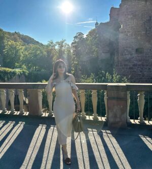 Shazia Naz Instagram - I am in love with the mesmerising city Heidelberg!! feeling all the feels 🫀 have you ever been ? 

.
.
.
Fascinating history - our famous poet Allama Iqbal spent some time studying Philosophy, Literature and German in university of Heidelberg, to commemorate the residence of the famous poet in Heidelberg, one of the street on the banks of the Neckar was named after him ”Iqbal Ufer ” Moreover, there is a small stone monument on which his poem ”Ek Shaam Nekar ke kinare” is engraved. 
.
.
.
.
.
.

#shazianazkhan #placestovisit #heidelberg #chicstyle #travelawesome #beautifulplaces