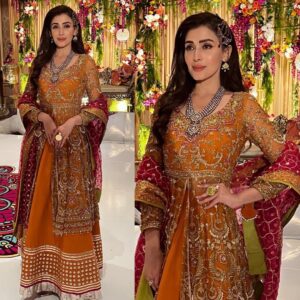 Shermeen Ali Instagram - Shendi♥️ @zarmeenzaheer wearing my favourite @mariahassanali