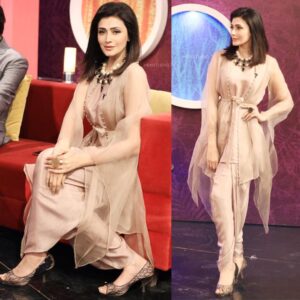 Shermeen Ali Instagram - Star&Style season 2 on @ptvhome.official with @asimyar photography @hbnphotographer wardrobe @mariahassanali