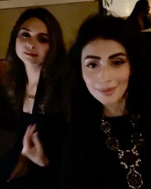 Shermeen Ali Instagram - Thankyou @zarmeenzaheer for such a fun evening♥️♥️