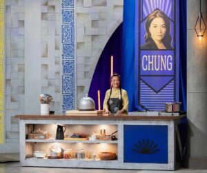 Shirley Chung Instagram - Hiii Loves!  I am on the new show @foodnetwork , House of Knives! 🔥🔥🔥🔪Shirley 1.0 shot this before the cancer diagnosis. Not only this competition tested our cooking skills, but also strategy plays. It was incredible stressful and competitive, but we created some of our best dishes on this show! I can’t wait to finally watch it! ❤️ I am currently at 1.9 😆 Hopefully 2.0 is just around the corner. Recovering therapies every week, I have to relearn 2 of my favorite things, eating and talking all over again, and adjust to the mentality that I will never be the same.  I believe my competitive fighting spirit as a chef helped me got through many hellish painful situations in my cancer journey. I treated my radiation burns and blisters as my battle wounds from the kitchen 💪 Some more tests and small surgeries are scheduled the end of the April, 2.0 will emerge very soon! 🦄🐦‍🔥. House of Knives
 
Premiering Tuesday, March 18th at 9pm – “Welcome to the House of Knives” – PREMIERE!
Host Scott Conant welcomes six of the world’s most prestigious and talented chefs to the House of Knives arena for a groundbreaking competition where culinary skill meets strategy. The chefs create dishes using a signature ingredient in hopes of impressing Culinary Council judges Marcus Samuelsson and Judy Joo to become the very first ruler of the game and avoid banishment. Then, a culinary legend enters the arena and rattles the nerves of the remaining contenders, while a huge advantage is given to the chef who demonstrates the best mastery of spicy cuisine. One contender’s shocking strategy proves that culinary expertise alone won’t keep you safe in the House of Knives.
 
#HouseOfKnives @FoodNetwork @StreamOnMax @discoveryplus #chefshirleychung #dumplingmafiaqueen #fuckcancer #cancerwarrior