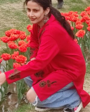 Shivani Tomar Instagram - Blooming with grace amidst the tulips 🌷