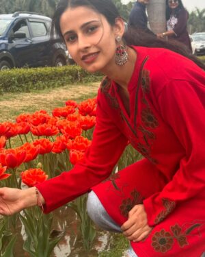 Shivani Tomar Instagram - Blooming with grace amidst the tulips 🌷