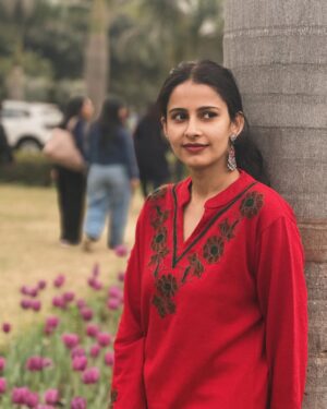 Shivani Tomar Instagram - Blooming with grace amidst the tulips 🌷