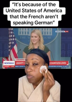 Shola Mos-Shogbamimu Instagram - Who’s going to tell Trump’s not so smart White House Press Secretary Karoline Leavitt? 😂