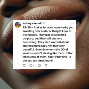 Shoniqua Shandai Instagram - Found my new favorite translation of the Bible. 🖤🙏🏿 Thank you so much @ashley.raeneil for using your creativity to give God glory and also make Black people feel so seen. It’s just so good on so many levels. 🖤🖤🖤🖤🖤👑✨💫

Happy Black History Month y’all! 🖤