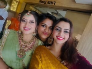 Shruthi Ramesh Instagram - ❤️✨

Mua: @makeupbyshruthiramesh 
Designer: @dt_bridalstudio