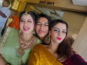 Shruthi Ramesh Instagram - ❤️✨

Mua: @makeupbyshruthiramesh 
Designer: @dt_bridalstudio