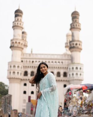 Shruti Reddy Instagram - Charminar 🤍⚡️

Photography: @tharundphotographer 
Retoucher: @ashishsom @manassompurapix 
Styling: @manogna_gollapudi 
Hair: @ramanababu660 
Represented by: @thanga_18