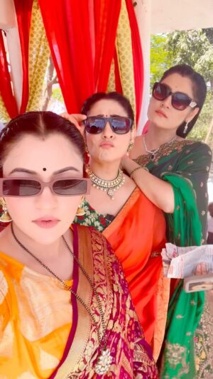 Shruti Ulfat Instagram - Outdoor in Chill-Chilati Dhoop 🌞, Phir bhi Chill Attitude 😎 

#yrkkh #yehrishtakyakehlatahai