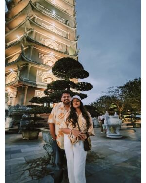 Shubhi Garg Agarwal Instagram - // We visited the iconic Lady Buddha in Da Nang 🇻🇳

Sitting on a hilltop (at Monkey Mountain) by the sea, Lady Buddha is a 67-meters-tall statue in Linh Ung Pagoda Son Tra Peninsula. It’s known as Tuong Phat Ba Quan Am in Vietnamese or Statue of the Goddess of Mercy. Thanks to its height, this work became the tallest of its kind in the country. Not only being a statue, Lady Buddha is also a temple because each of its 17 floors houses twenty-seven Buddha statues for worship! 🪷

Lady Buddha and its neighbor, the Buddhist tower of Thap Xa Loi Temple at Linh Ung Pagoda Son Tra Peninsula are famous Buddhist sites in the city. Both have their own grand architecture and interesting stories linked with Buddhism and Buddha teachings. 🙏

If you’re visiting Da Nang in Vietnam, you must visit the Monkey Mountain where these sites are located!
.
.
.
.
.
.
.
#pickeratpace #indiantraveller #indiantravelblogger #vietnam #vietnamtravel #vietnamtrip #ladybuddha #bonsaitree #danangtrip [things to do in danang, things to do in vietnam, monkey mountain danang, lady buddha vietnam, indian travel influencer]