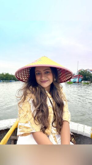 Shubhi Garg Agarwal Instagram - // One of the craziest experiences of my life!!!! 🙈🥥🛶

This was my first Coconut Boat Ride ever and it was worth it! A must-do-activity in the Coconut Village, nestled in the historic town of Hoi An (a few kms away from Da Nang). This unique adventure takes you on a serene journey through picturesque waterways flanked by enchanting coconut groves!🌴

Opening hours: 7:00 AM to 5:00 PM daily, except during inclement weather.

Ticket prices: starts from 75,000 VND to 200,000 VND per boat, accommodating 1 to 2 people, excluding the entrance fee of 30,000 VND per person per trip.

Honestly, it was a lot of fun. Especially when there are 100 eyes watching you shout “please stop” while your husband shouts “fast fast, do fast!” 🥹😂🤣🙈
.
.
.
.
.
.
.
.
#pickeratpace #indiantravelblogger #indiantraveller #vietnam #vietnamtrip #hoianvietnam #hoianancienttown #coconutboatride #vietnamboatride #coconutvillage [vietnam trip, vietnam coconut boat ride, coconut village vietnam, round boat ride, indian travel influencer, global traveller]