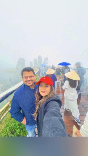 Shubhi Garg Agarwal Instagram - // A quick stop at the Fire & Water Dragon Bridge in DaNang city, Vietnam! 💦🔥

One of the greatest attractions in the city of DaNang, for kids and adults! Happens at 7 PM, every Friday-Saturday-Sunday.
.
.
.
.
.
.
.
#pickeratpace #travelblogger #indiantravelblogger #dragonbridge #vietnamtravel #thingstodoinvietnam #danangcity [dragon bridge danang vietnam, dragon bridge vietnam, dragon bridge attraction]
