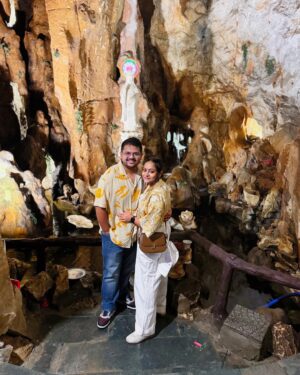 Shubhi Garg Agarwal Instagram - // We visited the Marble Mountains in Da Nang and it was such a beautiful experience! 😍

The Marble Mountains in Da Nang, known locally as “Ngu Hanh Son,” are a sacred symbol of Vietnamese spirituality, adorned with ancient temples, pagodas, and intricate cave networks. As you explore this enchanting destination, you’ll be immersed in a world of natural beauty and cultural significance, where each step unveils a new wonder waiting to be discovered. ⛰️

With its rich history dating back centuries, the Marble Mountains have served as a source of inspiration for artists, poets, and pilgrims alike. The Marble Mountains ⛰️ are renowned for their unique landscape, with each of the five limestone peaks representing one of the five elements :
1. Thuy 💦
2. Moc 🪵
3. Hoa 🔥
4. Kim (Metal) 
5. Tho 🌍

This site is a must-visit when you’re visiting Da-Nang. 🇻🇳
.
.
.
.
.
.
.
.
#pickeratpace #indiantravelblogger #travelgram #travelphotography #instatravel #vietnam #vietnamtravel #vietnamtrip #danang #marblemountain #danangtrip #danangvietnam [things to do in vietnam, vietnam tour, da nang tour, marble mountain tour]