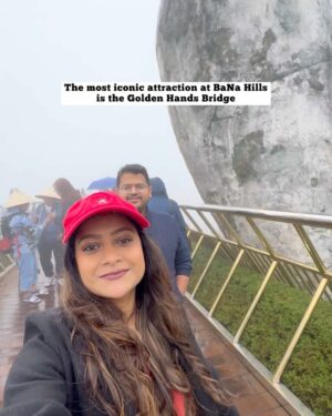 Shubhi Garg Agarwal Instagram - // One of the highlights of our trip to Vietnam was BaNa Hills which is situated near DaNang, so it was about 45 minutes drive from our hotel. 🏔️

Upon reaching, we got to know the most preferred and the fastest way to reach the SunWorld Theme Park is via a cable car. And Van was super scared because he’s afraid of heights! We managed to get him into the cable car and the ride felt like floating in the clouds (about 30 mins ride from the base station to the main station); then we got off and went ahead to explore the @sunworldbanahills 🤩

Even though the place was entirely covered with fog and we were freezing, we were able to admire all the hotspots! The Golden Hands Bridge, the Amusement Park for kids with lots of rides and games, the huge castles giving Disney World feels, the flower garden, the food stalls and the massive Beer Plaza; it was all so magical! ✨

The place is huge and you can spend an entire day experiencing the whole theme park and you would still feel you’ve missed a lot. If you want to explore more, you cab actually book a hotel inside the SunWorld and experience royal hospitality! 😇

It’s a must must must visit place when you’re travelling to DaNang Vietnam!🇻🇳
.
.
.
.
.
.
.
#pickeratpace #indianblogger #indiantravelblogger #cablecarride #sunworldbanahills #banahills #danang #vietnamtravel [things to do in danang, things to do in vietnam, things to do in bana hills, sunworld bana hills, bana hills golden hands bridge, amusement park vietnam, vietnam family trip]