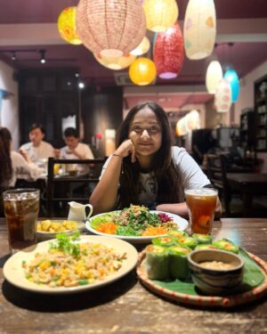 Shubhi Garg Agarwal Instagram - // Vietnamese Food was 🥹

The first 3 days, I ate out of the home packed food we took for the trip because Vietnamese food is so bland! But when my husband joined us on the 4th day, my life changed and I ate THE BEST FOOD IN VIETNAM! 🙈😋

From cheese waffles to authentic Vietnamese bowls and fresh fruits and veggies and pasta and ice cream and so much more! It was all so yummy. 🌮🌯🍛🍔🍕🥗🥙🍜

We love trying new places and new food and when Van is with me, I just don’t have to worry. He’s a foodie and he gets me the best food evaaaa 😋😋😋 My foodie partner for life!
.
.
.
.
.
.
.
.
#pickeratpace #foodblogger #indianblogger #indianfoodie #indianfoodblogger #foodielife #foodiegram #foodielife #vietnamfood #vietnamesefood #vietnamesecafe #foodvietnam [best food in vietnam, foodies in vietnam, vietnamese cafe, eating places in danang, eating places in hanoi, eating places in ho chi minh]